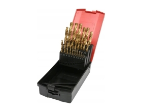 Набор сверл по металлу HSS-TIN 1-13 мм, 25 предметов, пластиковый кейс YATO YT-44676