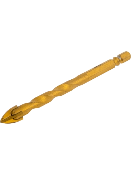 Сверла по плитке и стеклу с хвостовиком HEX 4-10 мм, 5 шт YATO YT-44809