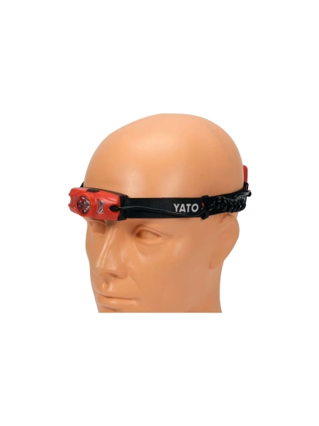 Налобный фонарь YATO CREE XTE 500лм аккум. YT-08596