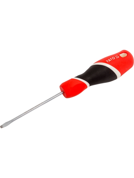 Отвертка шлицевая YATO 3х75мм пластиковый холдер YT-25901 361325901 092 1