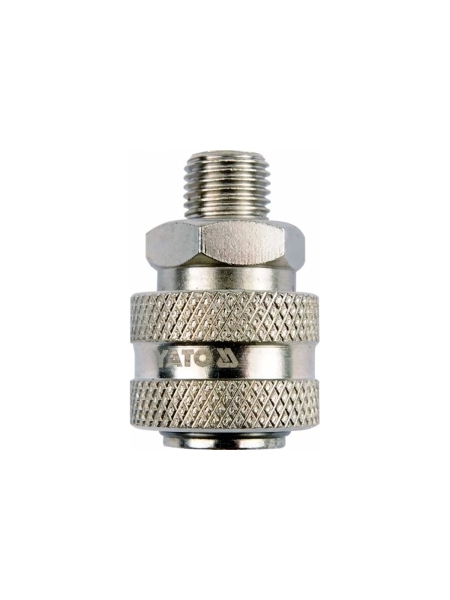 Быстроразъемное соединение рапид (мама)-1/4"M YATO YT-2390