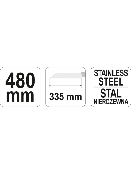 Нож для резки строительной изоляции YATO 480мм YT-7624