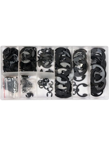 Набор Е-образных стопорных колец YATO 300 пр. YT-06884 394906884 092 1