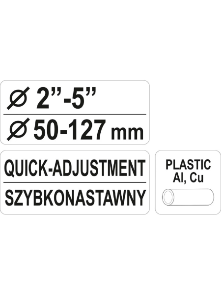 Труборез для медных труб YATO 50-127 мм YT-2235