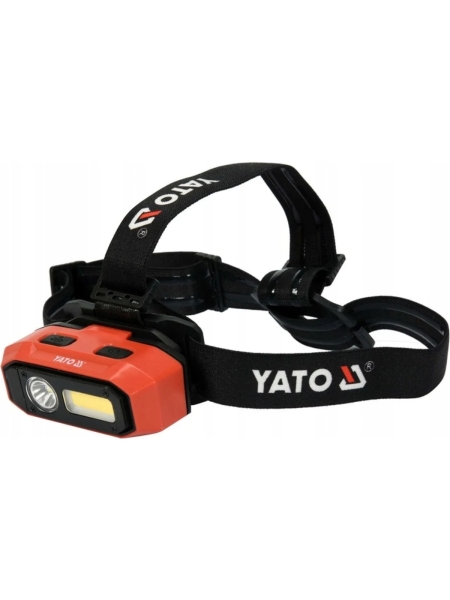 Налобный аккумуляторный фонарь YATO 800лм (датчик движения ) YT-08594 382708594 092 1