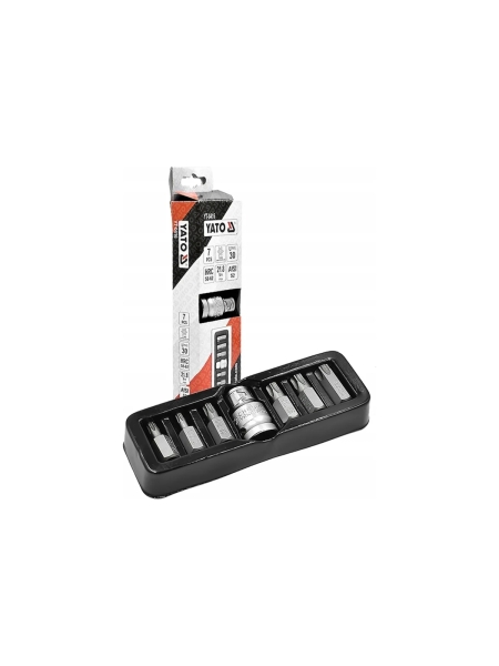 Набор бит TORX (7 шт; 1/2; Т25-Т55) YATO YT-0416