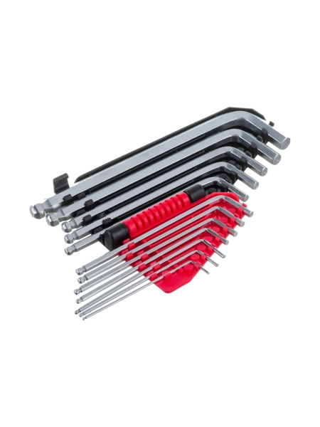 Набор дюймовых шестигранных ключей YATO с шаром, длинные 12шт YT-5837