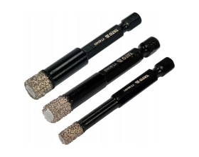 Набор алмазных коронок по плитке YATO 6,8,10мм YT-60409 345760409 092 1