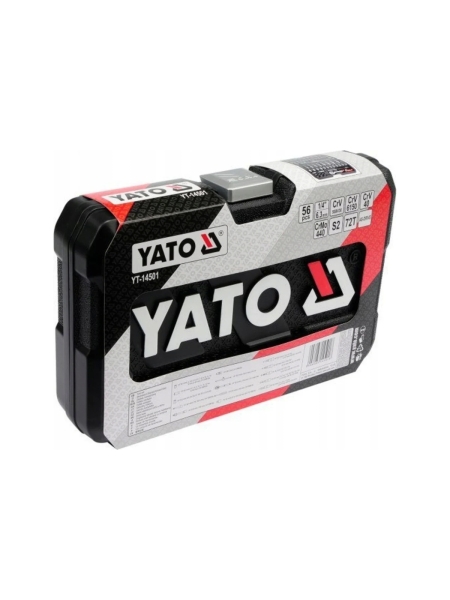 Набор инструментов YATO 1/4", 56 пр. YT-14501
