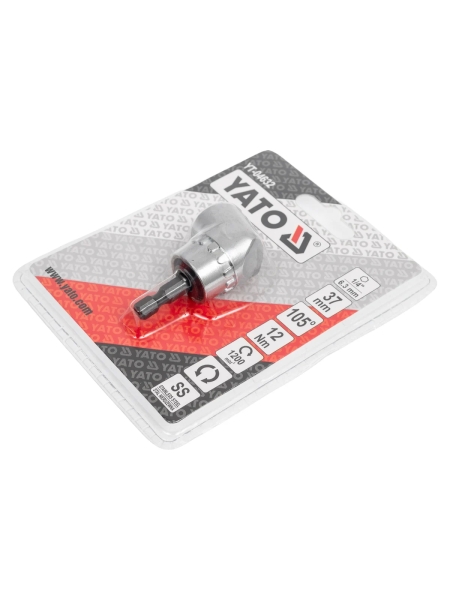 Адаптер угловой для бит YATO 37мм, 1/4" YT-04632 361404632 092 1