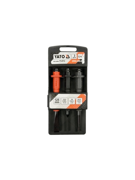 Набор зубил и кернов YATO 125мм, 3пр YT-4713