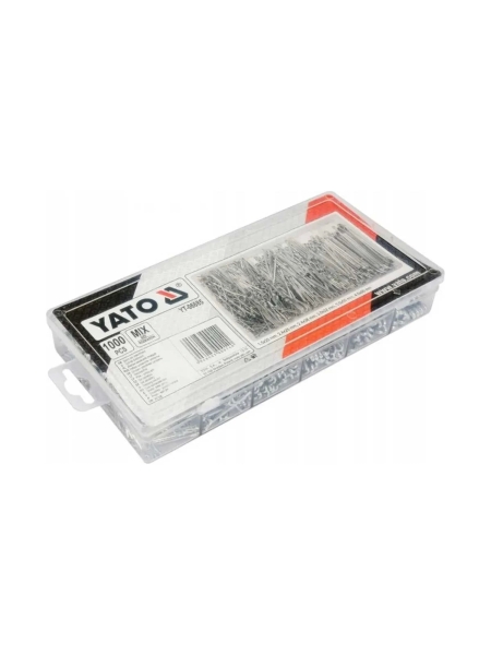 Набор шплинтов YATO 1000 шт. пластиковый кейс YT-06885 347206885 092 1