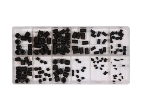 Набор установочных винтов с плоским концом YATO 160 шт., пластиковый кейс YT-06777