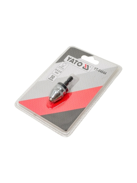Патрон для шурупповерта и дрели YATO  0,5-3,0 HEX YT-04644 369204644 092 1