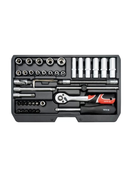 Набор инструментов YATO 1/4'' 42пр. XS YT-14481 371414481 092 1