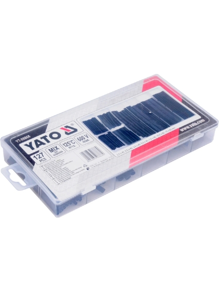 Набор термоусадочной трубки YATO 127 шт YT-06866 377106866 092 1