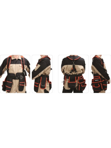 Инструментальный пояс с лямками YATO YT-74071