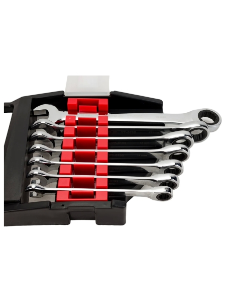 Набор комбинированных ключей с трещоткой YATO 7пр YT-0208