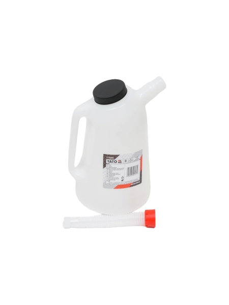 Лейка для СТО YATO 3л пластиковая с крышкой YT-06983 371406983 092 1