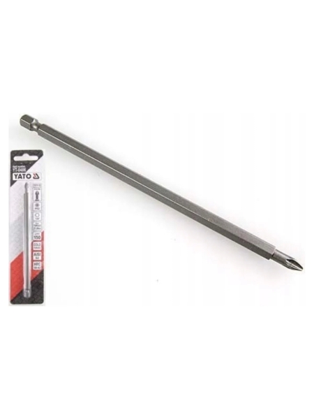 Бита крестовая РН2, 1/4, 200 мм YATO YT-0487