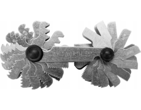 Резьбомер YATO метрический и Витворта 52 лезвия 4,0-62,0мм YT-29984