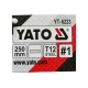 Напильник YATO по металлу плоский 250мм 1 YT-6223 37146223 092 1