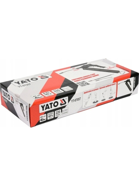 Пневматический нагнетатель консистентных смазок YATO 400 мл 0,63 mpa 220 l/min YT-07057