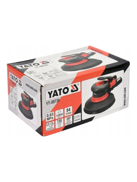 Пневматическая эксцентриковая шлифмашина YATO YT-09739