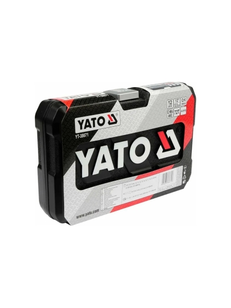 Набор головок YATO XS 1/2" 12 предметов YT-38671