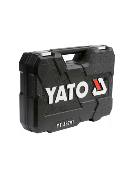 Набор инструментов YATO 1/2"-1/4" 108 предметов (пластиковый кейс) YT-38791 371438791 092 1