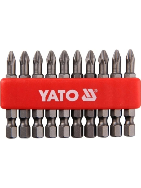 Бита крестовая YATO PН2 1/4 50мм 10шт. YT-0478 36140478 092 1