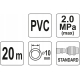 Шланг PVC 10 мм, 20 м YATO YT-24225