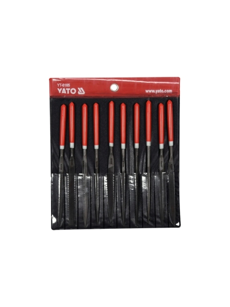 Набор надфилей YATO 180x85мм 10пр YT-6165 37146165 092 1