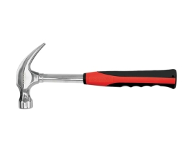 Молоток-гвоздодер YATO металлическая, обрезиненная рукоятка, 450 г YT-4570