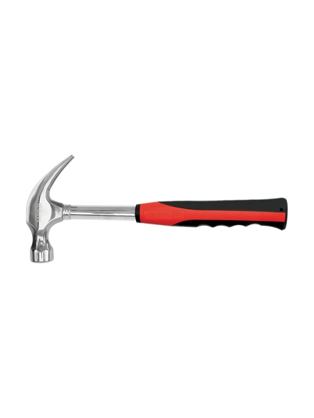 Молоток-гвоздодер YATO металлическая, обрезиненная рукоятка, 450 г YT-4570