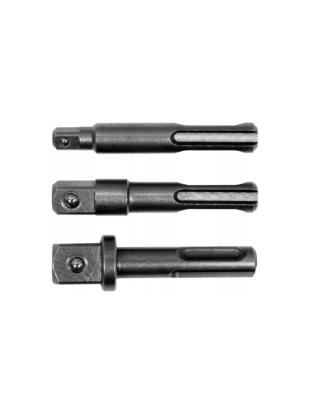 Набор адаптеров 3 шт, SDS Plus, 1/4", 3/8", 1/2" YATO YT-04686