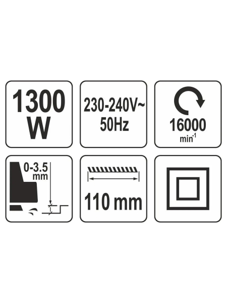 Электрорубанок YATO 1300 Вт YT-82144