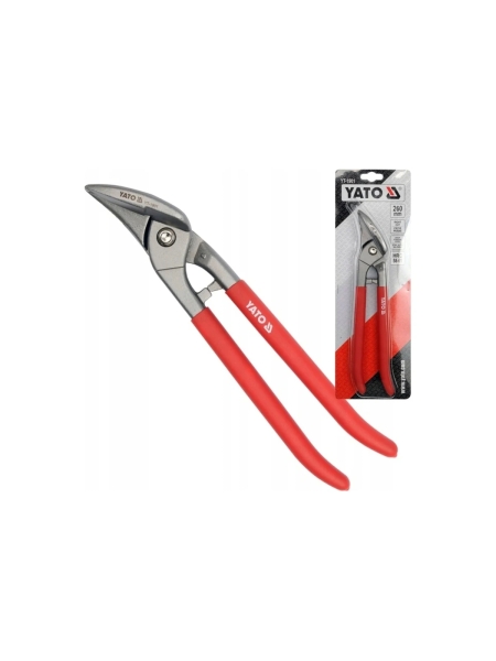 YATO Ножницы по металлу изогнутые правые 260мм YT-1901