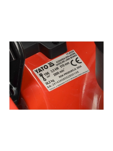 Газонокосилка бензиновая с приводом YATO 196 см3, 3,5 кВт YT-85528