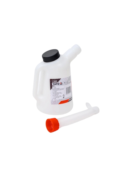 Лейка для СТО YATO 1л пластиковая с крышкой YT-06980 371406980 092 1