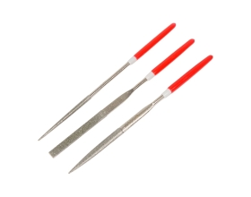 Алмазные надфили в наборе YATO 3x140x50мм, 3пр YT-6143