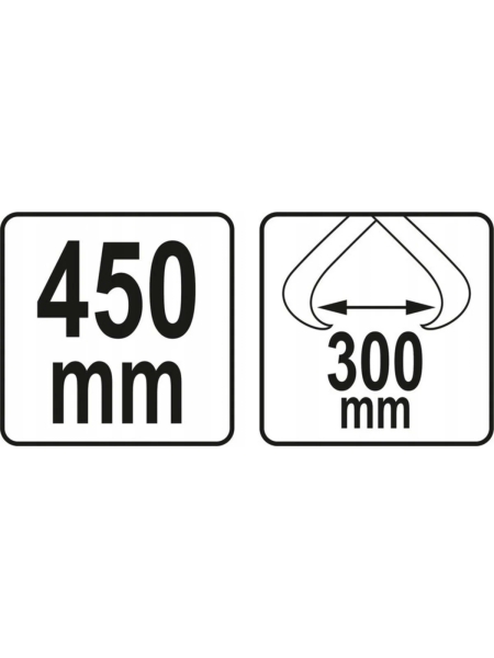 Ручной клещевой захват для бревен YATO L-450 мм YT-79904