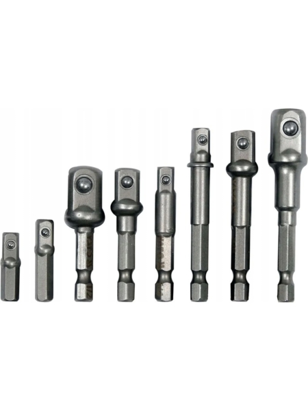 Набор адаптеров YATO HEX для торцовых головок 8предметов YT-04639 361404639 092 1
