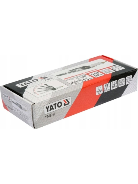 Ленточная пневмошлифмашина YATO 20x520мм YT-09742