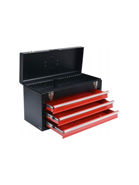 Ящик для инструмента YATO металлический, с 3-мя выдвижными полками YT-08873