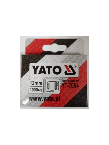 Скобы для степлера YATO 12 мм, 11.3х0.7 мм, 1000 шт. YT-7054