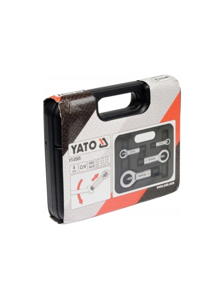 Набор гайколомов YATO 4 предмета 9-27 мм. YT-0585 37140585 092 1