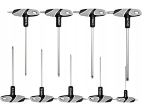 Набор ключей YATO TORX с Т-образной рукояткой, 9 предметов YT-05615