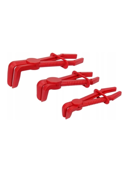 Набор изогнутых зажимов для шлангов YATO 3 предмета YT-08403