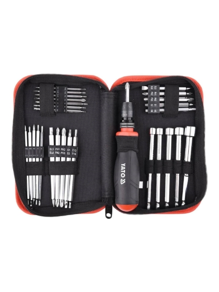 Отвертка реверсивная YATO +28 бит YT-27940